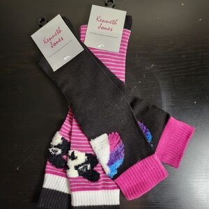 NWT Kenneth Jones Knee-High Womens Socks